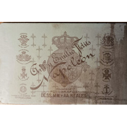 FOTOGRAFIA  SIGLO XIX. NIÑA SOBRE UN COJÍN. ESTUDIOS NAPOLEÓN