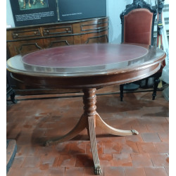 MESA CIRCULAR MADERA Y...