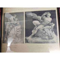 PAREJA DE CUADROS CON MOTIVOS DIFERENTES. ALEMAN CLASICO Y REYES CATÓLICOS