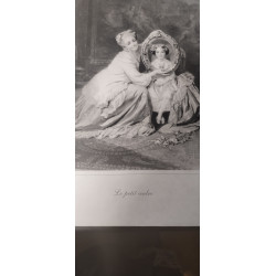 MAGNIFICA REPRODUCCIÓN GRABADO FRANCÉS. S. XIX