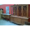 COMEDOR COMPLETO SILLONES APARADORES ALTO Y BAJO. MESA COMEDOR