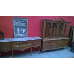 COMEDOR COMPLETO SILLONES APARADORES ALTO Y BAJO. MESA COMEDOR