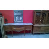 COMEDOR COMPLETO SILLONES APARADORES ALTO Y BAJO. MESA COMEDOR