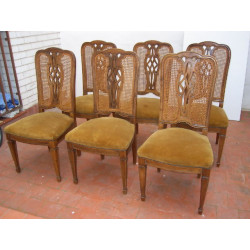 COMEDOR COMPLETO SILLONES APARADORES ALTO Y BAJO. MESA COMEDOR