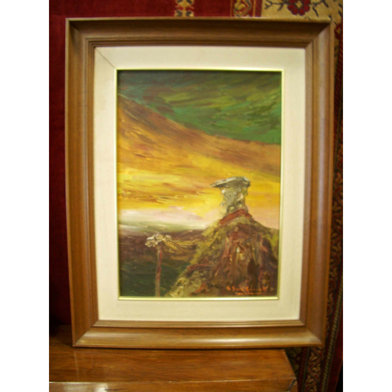 EL PASEO. OLEO ORIGINAL