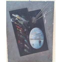 OLEO PALETA PINTOR