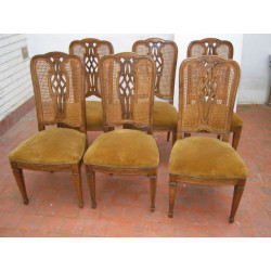 COMEDOR COMPLETO SILLONES APARADORES ALTO Y BAJO. MESA COMEDOR