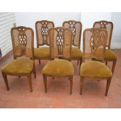 COMEDOR COMPLETO SILLONES APARADORES ALTO Y BAJO. MESA COMEDOR
