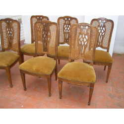 COMEDOR COMPLETO SILLONES APARADORES ALTO Y BAJO. MESA COMEDOR